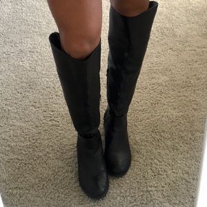 Vince Camuto Knee High Leather Boots